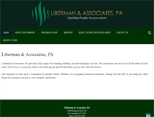 Tablet Screenshot of libermancpa.com